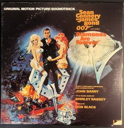 007 James Bond Diamonds Are Forever Motion Picture Soundtrack / UAS-5220 / LP Record