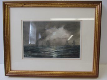 Signed & Framed Watercolor Painting