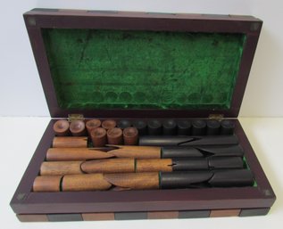 Mid Century CHESS Set In Original Wooden Box