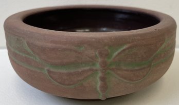 Small Pottery DRAGONFLY Dish - 5'