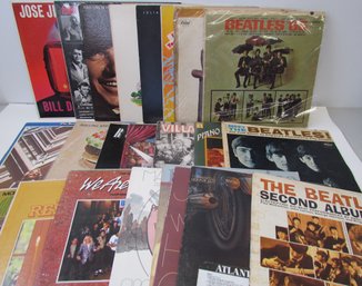 Collection Of (24) Record Albums Including Beatles, Rolling Stones, Sinatra,