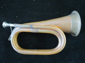 Vintage Copper And Brass Horn Bugle