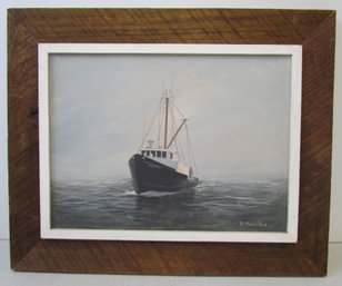 G. ROBILLARD Oil On Canvas Framed Painting