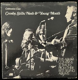 Crosby Stills Nash & Young Celebration Copy Promo Sampler LP