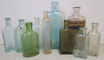 (10) Antique Bottles