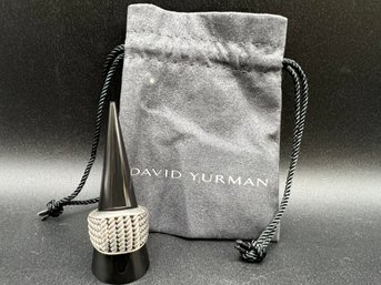 Sterling Silver .925 David Yurman Wide Maritime Rope Mens Ring Size 10 W/ Pouch Weighs .72 TOZ