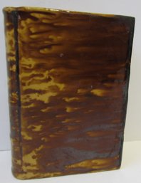 Vintage BENNINGTON POTTERY Flask In The Shape Of A Book