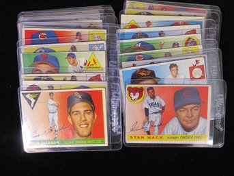 (21) Different 1955 Topps Baseball Card Lot