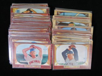 (59) Different 1955 Bowman Baseball Card Lot