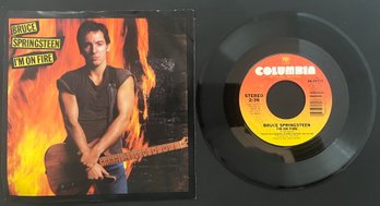 Bruce Springsteen I'm On Fire W/ Picture Sleeve 7'