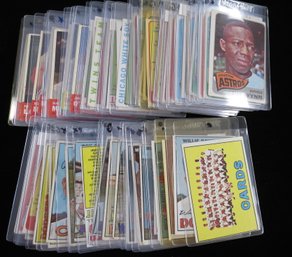 (64) 1963-1967 Topps Baseball Cards With High Grade