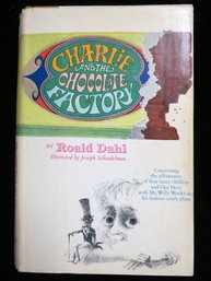 Early 1970's Charlie And The Chocolate Factory Hardcover Book