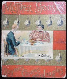 19th Century Mother Goose In Colors Children's Book