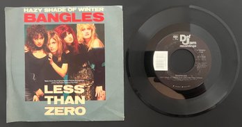 Bangles & Joan Jett Hazy Shade Of Winter 7' Picture Sleeve