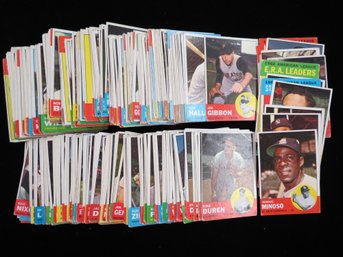 (276) 1963 Topps Baseball Cards W/ Stars