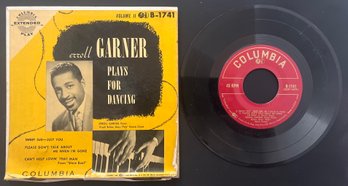 Erroll Garner  Plays For Dancing Vol. II 7' EP