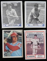 (4) 1975-1984 TCMA Baseball Card Complete Sets