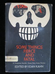 1971 Some Things Fierce And Fatal Suspense Stories First Edition