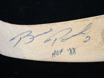 Brad Park Boston Bruins Signed Hockey Stick