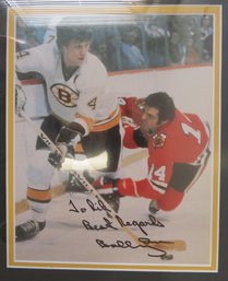 Bobby Orr Signed 8 X 10 Hockey Photo - Framed