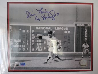 Jim Lonborg Red Sox Signed 8 X 10 Photo - Framed