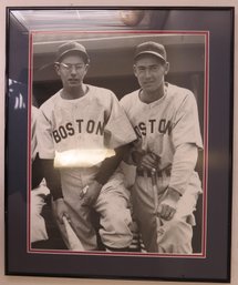 Ted Williams Dom Dimaggio Red Sox Baseball 16 X 20 Photo - Framed