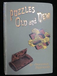 C. 1890 Puzzles Old And New By Professor Hoffmann