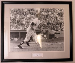 Carl Yastrzemski Red Sox Baseball Autographed Signed 16 X 20 Photo - Framed