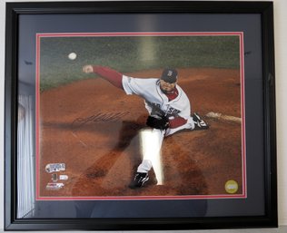 Josh Beckett Red Sox Baseball Autographed Signed 16 X 20 Photo - Framed - MLB Hologram