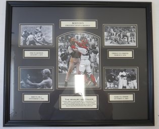 Bostons Greatest Sports Brawls Framed Display