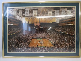 1984 Celtics Vs Lakers Larry Bird Basketball Huge 20 X 30' Photo By Tom Miller