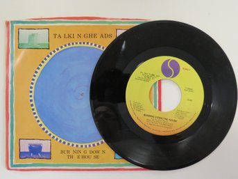 Talking Heads Burning Down The House 7' 45RPM With Picture Sleeve