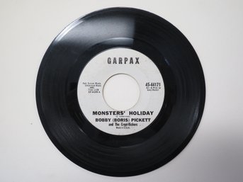Bobby Pickett Monsters' Holiday Monster Motion 45 RPM 7' Record
