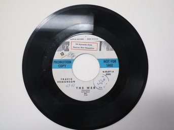 1961 Travis Edmonson  The Web 7' 45RPM White Label Promo