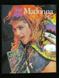 1985 Madonna Like A Virgin Tour Program With Poster