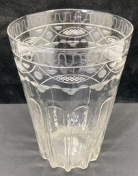 18th Century Clear Glass Hand Blown Flip Cup