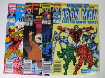 (4) 1980's-1990's What If Marvel Comic Book Lot