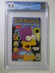 1993 Simpsons Comics And Stories Ashcan #1 CGC 9.2 White Pages
