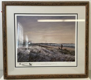HANK WALKER Signed SUNSET GEESE Limited Edition Framed Lithograph #305/600