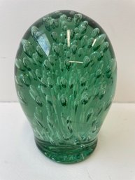 Large Hand Blown Paperweight