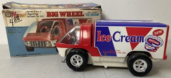 Vintage NON-FALL Mystery Bump-N-Go BIG WHEEL Ice Cream Truck/Original Box