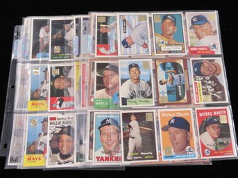 (85) 1996-1998 Mickey Mantle Willie Mays Roberto Clemente Jackie Robinson