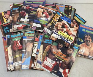 Large Collection Of SPORTS ILLUSTRATED With BOXING Theme Magazines 60