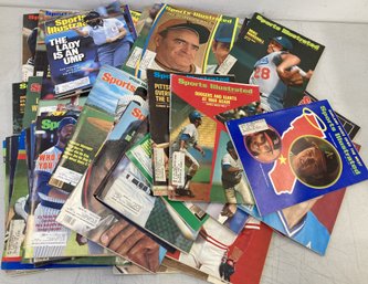 Large Collection Of 1960s-1980s SPORTS ILLUSTRATED With BASEBALL Theme 60