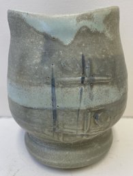 Signed Pottery Vase By Provincetown Artist ALFRED DECARDO