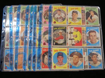 (50) 1959 Topps Baseball Cards