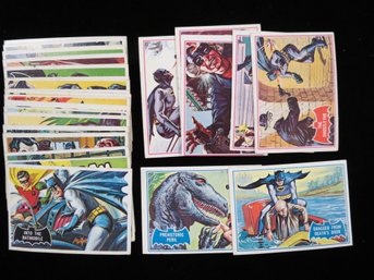 (28) 1966 Topps Batman Trading Cards