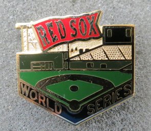 1987 Red Sox World Series Phantom Baseball Press Pin