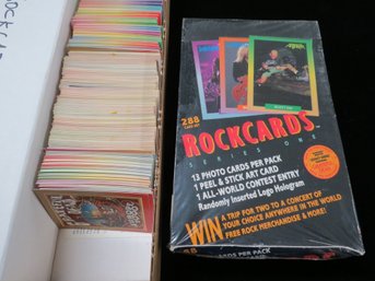 1991 Brockum Rockcards Factory Sealed Box And 600 Singles