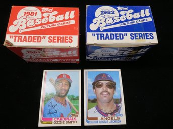 1981 And 1982 Topps Traded Baseball Factory Sets